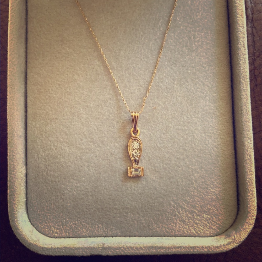 Art deco antique diamond necklace